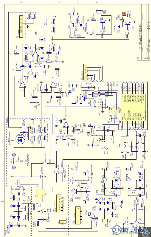 美的電磁爐電路圖大全（六款美的電磁爐電路設計原理圖詳解）