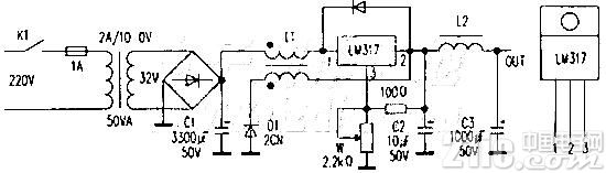 LM317制作開關(guān)電源LM317 POWER SUPPLY