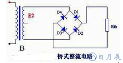 4個(gè)二極管全波整流電路圖