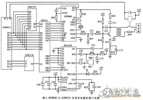 AT89C51單片機(jī)對智能語音撥號報(bào)警系統(tǒng)的設(shè)計(jì)