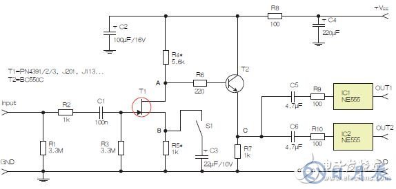 基于555定時(shí)器和D類放大器的耳機(jī)音頻線路驅(qū)動器設(shè)計(jì)