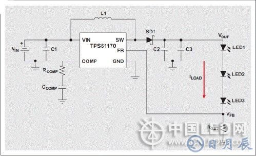 基于高亮度LED升壓轉(zhuǎn)換器的開路保護(hù)設(shè)計(jì)