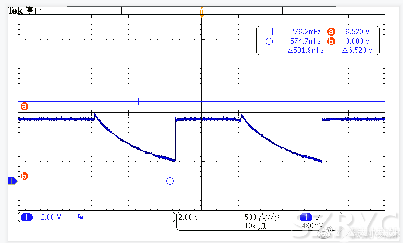 CR6267SH+CR3006 90V/650HZ FB短路波形